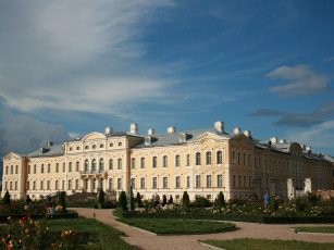 Картинка рундальский дворец латвия города дворцы замки крепости