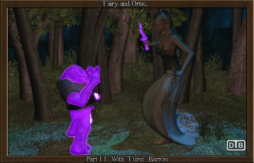 Картинка 3д графика fantasy фантазия деревья орк магия эльф