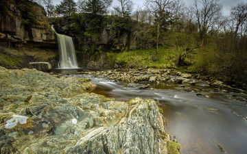 Картинка природа водопады водопад река лето