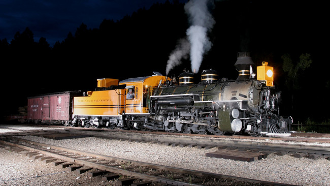 Обои картинки фото техника, паровозы, железная, дорога, паровоз, поезд