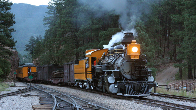 Обои картинки фото техника, паровозы, железная, дорога, поезд, паровоз
