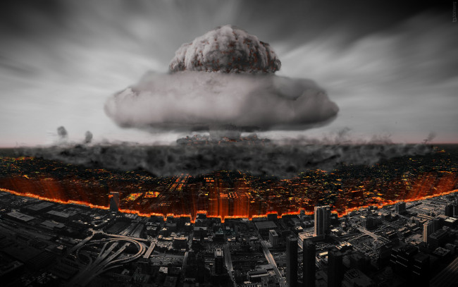 Обои картинки фото atomic, explosion, разное, компьютерный, дизайн, взрывная, взрыв, атомный, волна