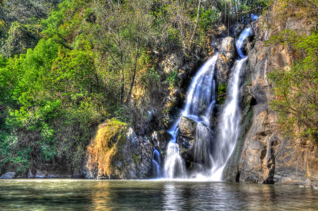 Обои картинки фото мексика, природа, водопады, водопад