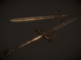 обоя оружие, 3d, мечи