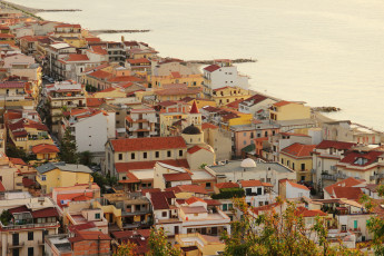 Картинка италия сицилия капо д`орландо города панорамы море дома