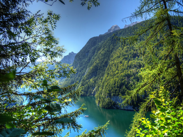 Обои картинки фото bavaria, германия, природа, реки, озера, горы, река, деревья