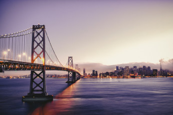 Картинка города -+мосты город сан-франциско san francisco калифорния сша мост из в окленд bay bridge arthur chang рhotography