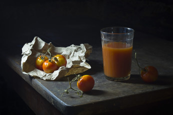 Картинка еда напитки +сок сок бумага помидоры томат