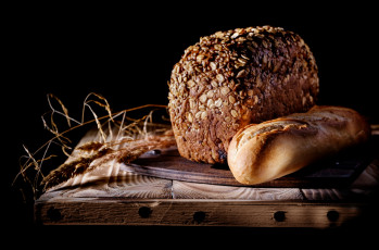 Картинка еда хлеб +выпечка колосья пшеница батон