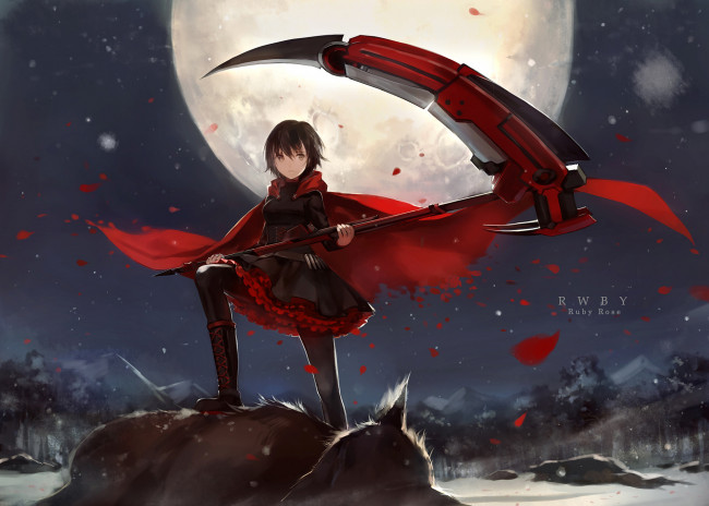 Обои картинки фото аниме, rwby, девушка