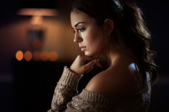 Картинка девушка девушки -unsort+ брюнетки темноволосые модель