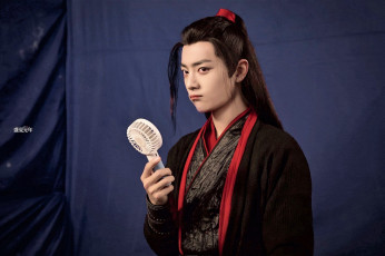 Картинка мужчины xiao+zhan вэй усянь костюм вентилятор