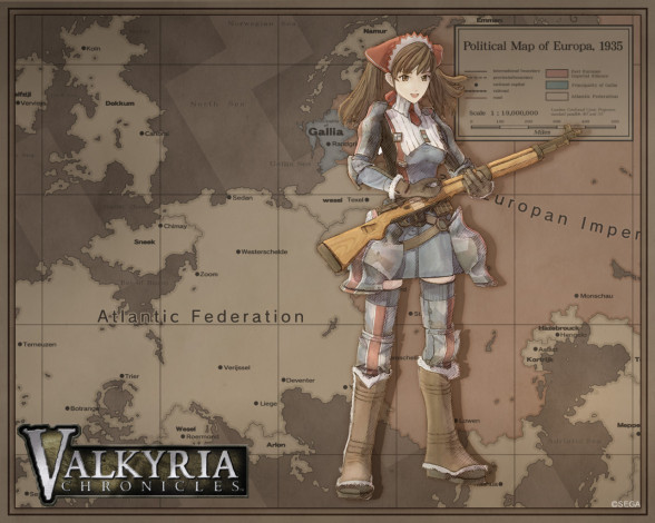 Обои картинки фото valkyria, chronicles, видео, игры