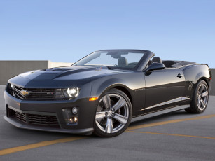 Картинка chevrolet camaro zl1 convertible автомобили