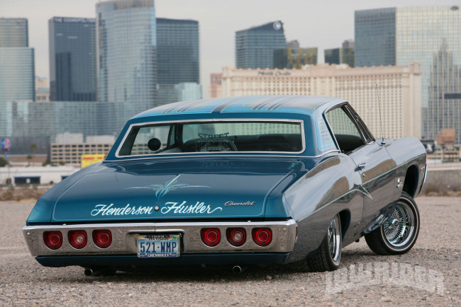Обои картинки фото 1968, chevrolet, impala, автомобили