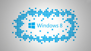 Картинка компьютеры windows квадраты серый синий