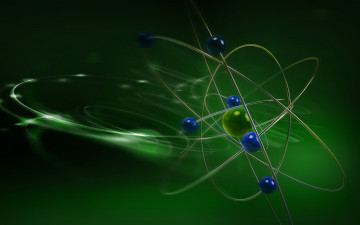 Картинка 3д графика modeling моделирование атом