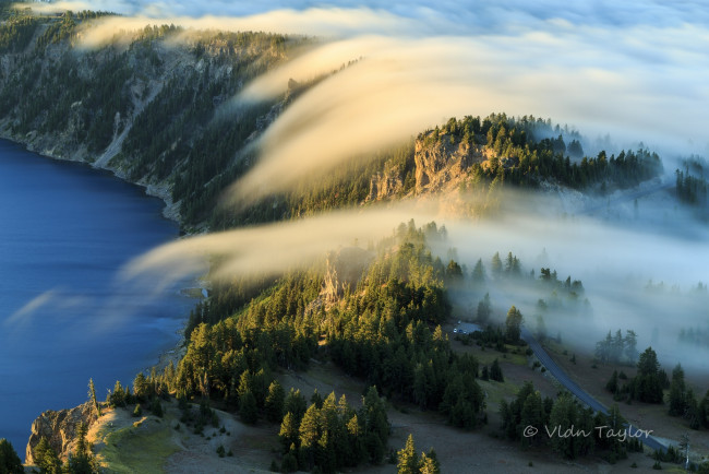 Обои картинки фото природа, реки, озера, лес, туман, утро, озеро