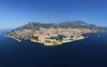 Картинка города монако+ монако княжество побережье