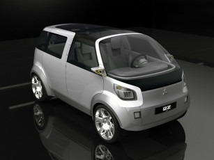 обоя mitsubishi ez miev concept 2006, автомобили, 3д, 2006, mitsubishi, ez, miev, concept