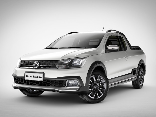 Обои картинки фото автомобили, volkswagen, saveiro, 2016г, cross, ce