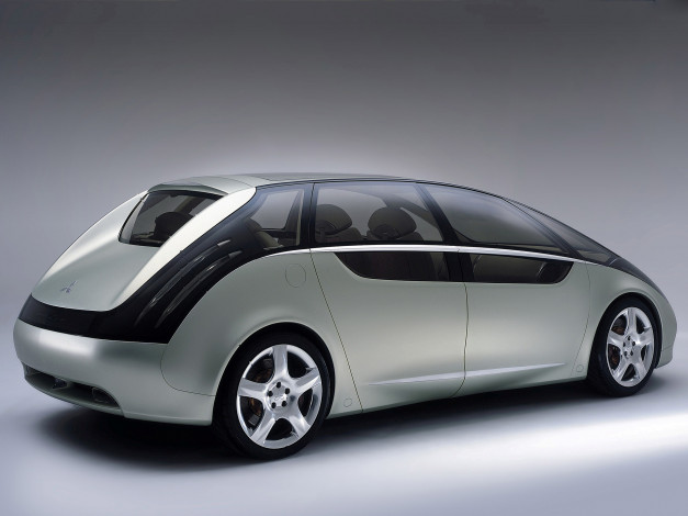 Обои картинки фото mitsubishi space liner concept 2001, автомобили, mitsubishi, concept, liner, space, 2001