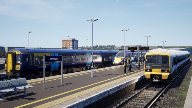Обои картинки фото видео игры, train sim world 2, поезда, железная, дорога, вокзал, станция, люди