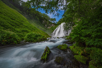 обоя природа, водопады, пейзаж