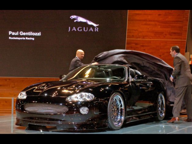 Обои картинки фото jaguar, xk, rs, 2004, автомобили