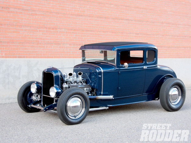 Обои картинки фото 1931, ford, coupe, автомобили, custom, classic, car