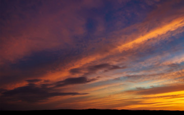 Картинка природа восходы закаты облака вечер
