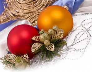 Картинка праздничные шарики украшения
