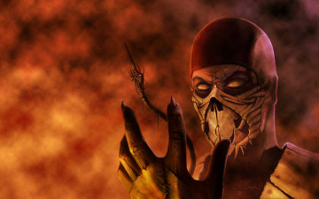 Картинка mortal kombat видео игры скорпион scorpion