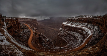Картинка природа дороги юта шаффер каньон дорога бесконечная
