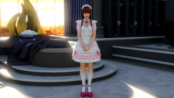 Картинка 3д+графика аниме+ anime фон взгляд девушка