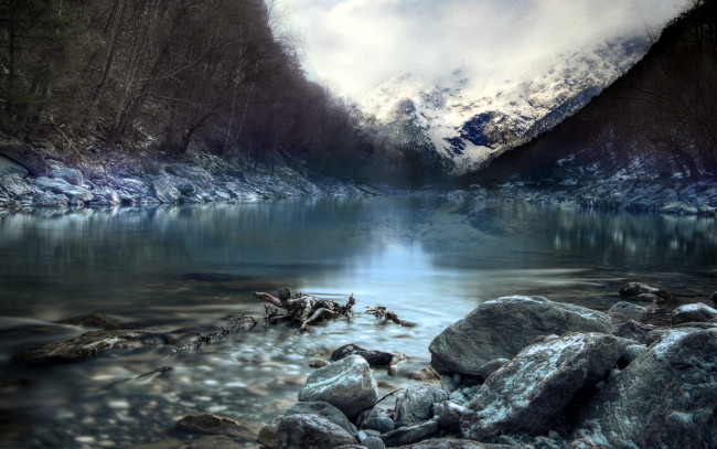 Обои картинки фото природа, реки, озера, горы, река