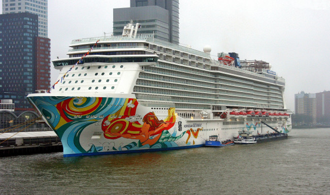 Обои картинки фото norwegian getaway, корабли, лайнеры, круиз, лайнер