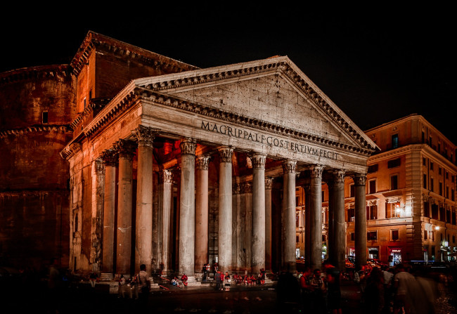 Обои картинки фото roman pantheon, города, рим,  ватикан , италия, пантеон