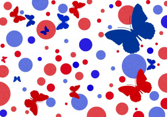 Картинка векторная+графика животные+ animals бабочки цвет фон узор