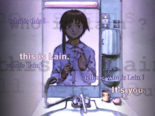 обоя аниме, lain