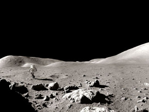 Картинка панорама аполлона 17 космос луна