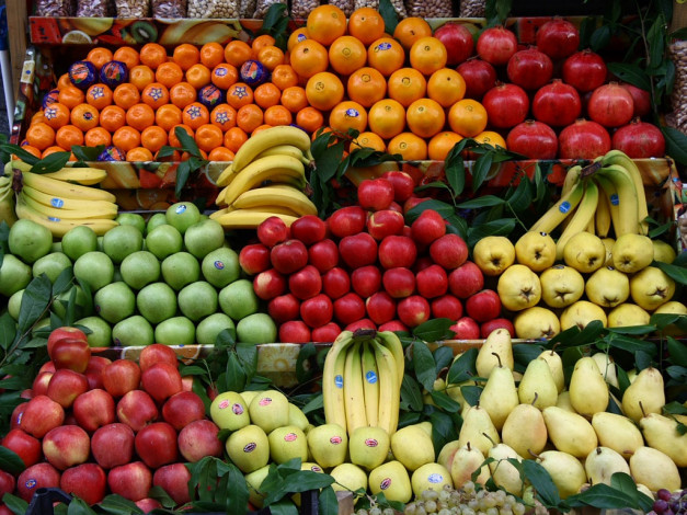 Обои картинки фото aoshanin, фрукты, на, десерт, приятного, аппетита, еда, ягоды