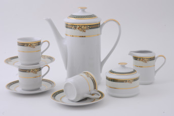 Картинка разное посуда столовые приборы кухонная утварь сервиз фарфор чашки тарелочки чайник