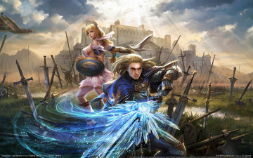 Картинка soulcalibur +lost+swords видео+игры мечи магия замок