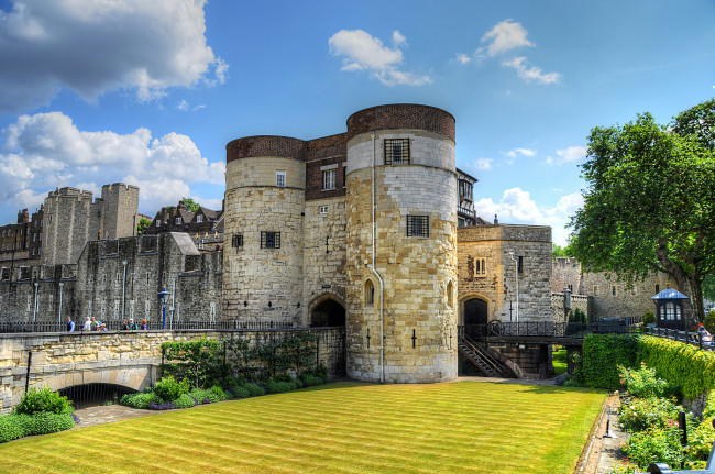 Обои картинки фото he tower of london, города, лондон , великобритания, башни, тюрьма, крепость