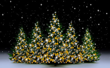 обоя праздничные, Ёлки, новый, год, рождество, decoration, christmas, зима, снег, елка, merry, snow, winter