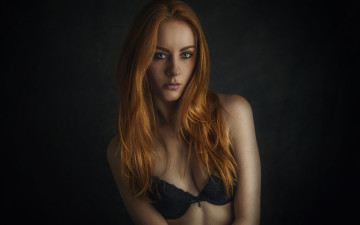 Картинка девушки -unsort+ рыжеволосые+и+другие лицо рыжеволосая модель девушка макияж портрет волосы