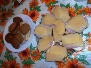 Картинка еда бутерброды +гамбургеры +канапе вафли печенье сыр хлеб колбаса
