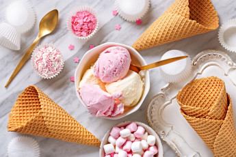 Картинка еда мороженое +десерты десерт мороженное