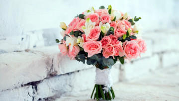 Картинка цветы букеты +композиции розы фрезии